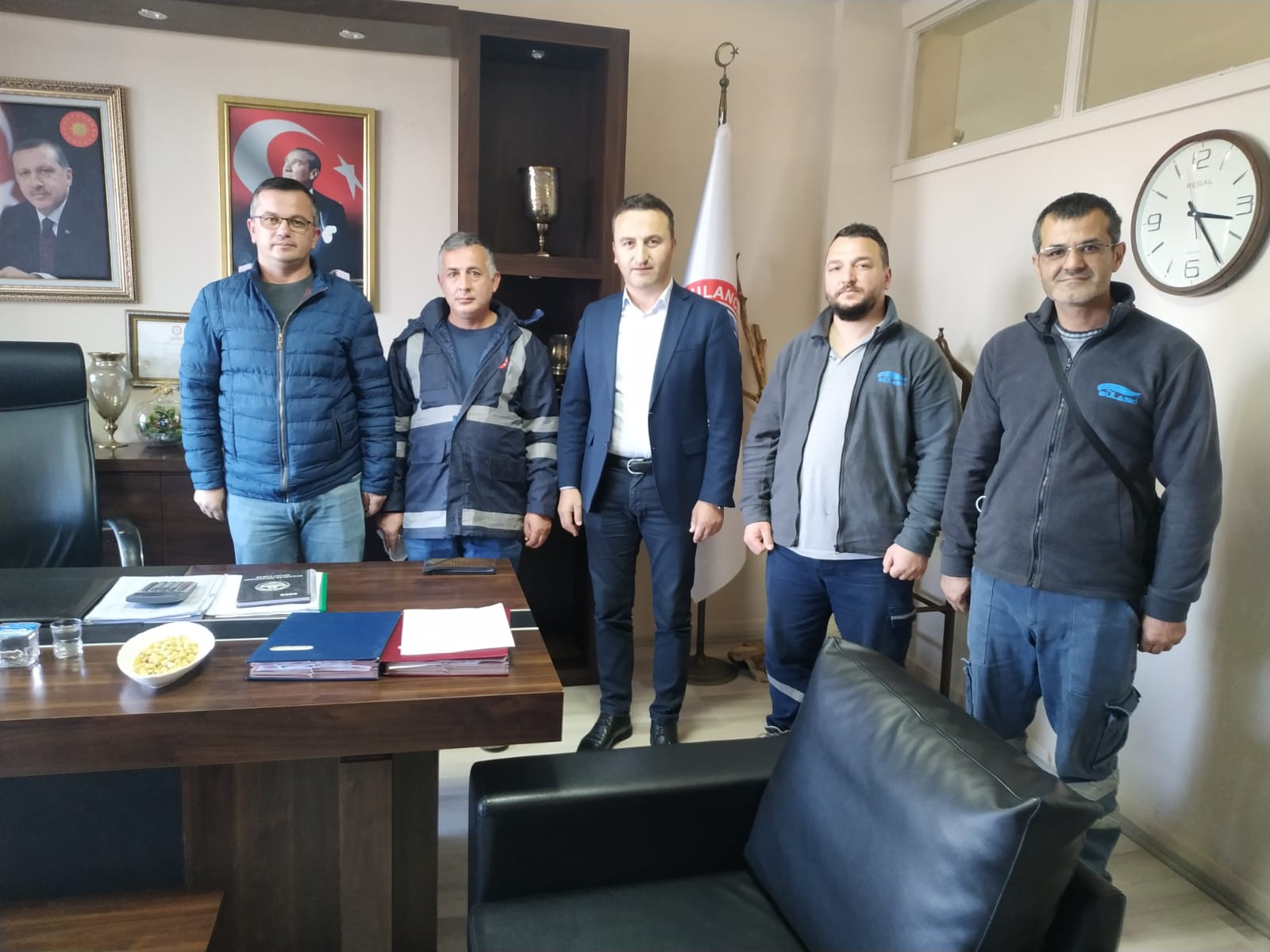 Afetlerde görev alan personel ödüllendirildi