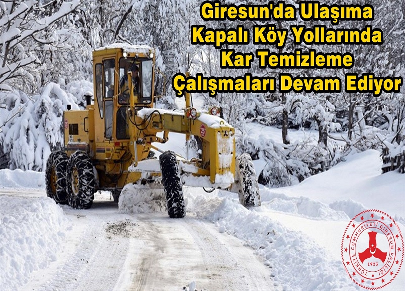 Kapalı Köy Yollarında Karla Mücadele Devam Ediyor