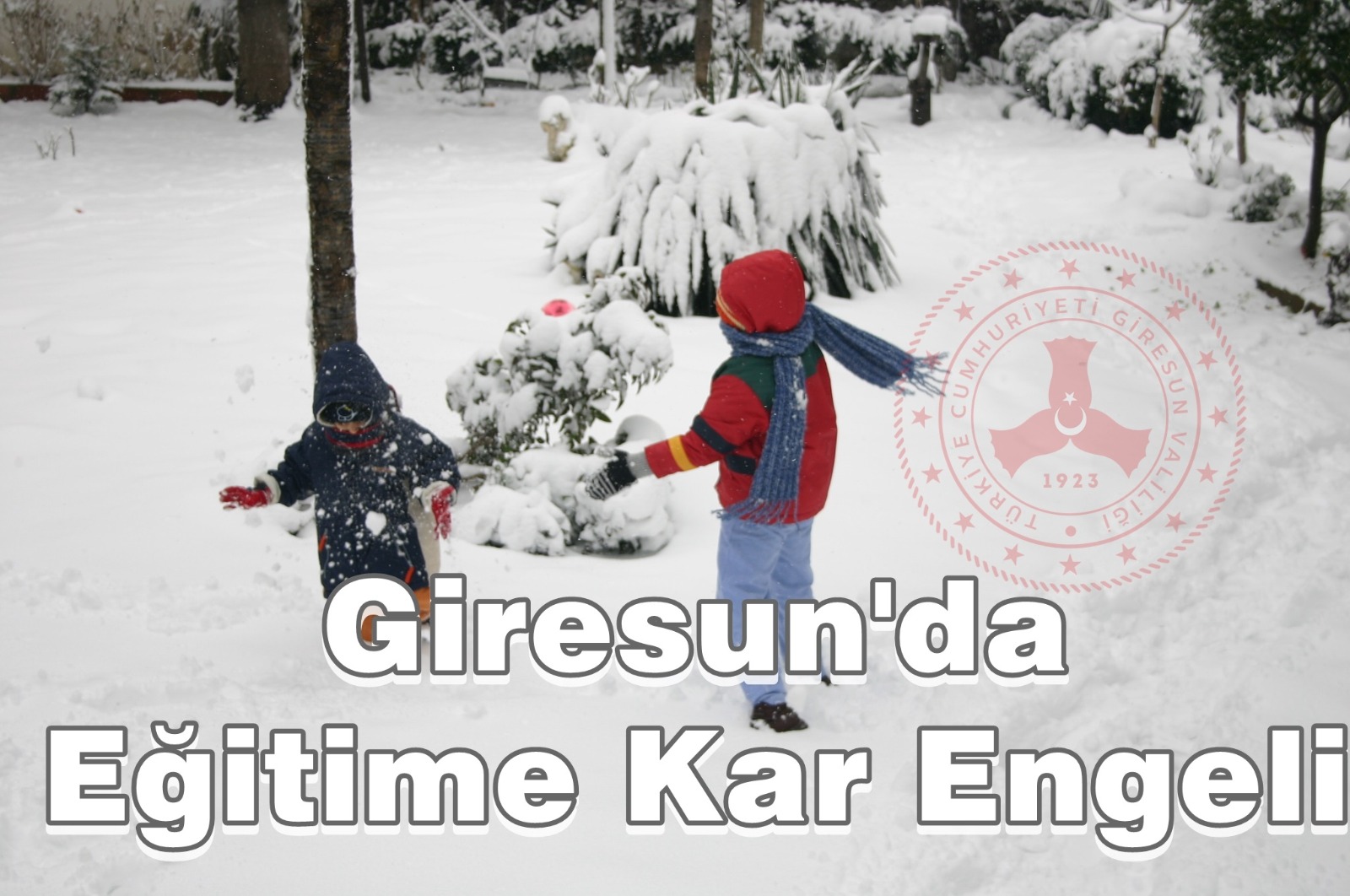 Giresun’da 13 İlçede Eğitime Kar Engeli!