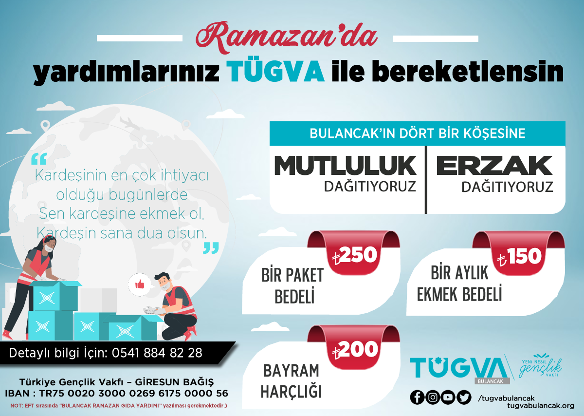 TÜGVA Bulancak Ramazan çalışmalarına hazırlanıyor