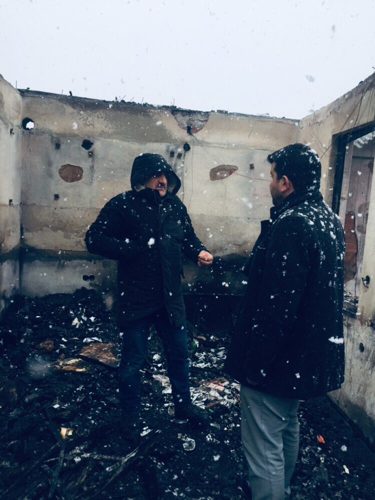 Evi yanan üyeye Sendikası yardım etti…