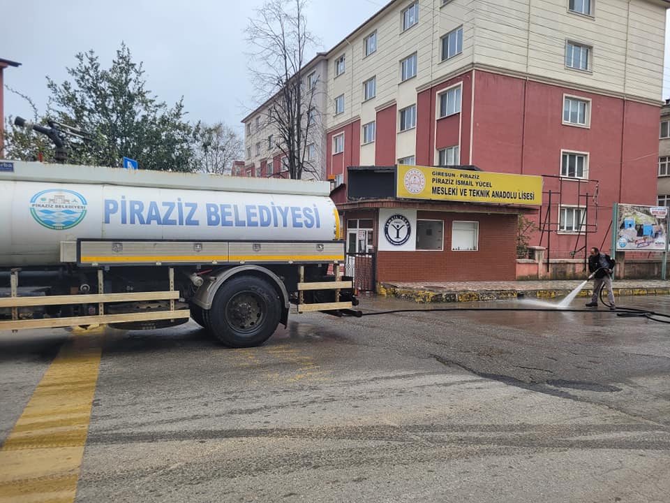 PİRAZİZ BELEDİYESİNDEN BAHAR TEMİZLİĞİ !