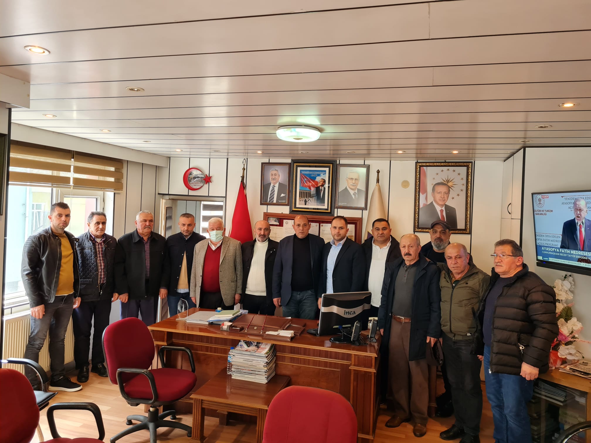 Usta’dan Çeltik’e hayırlı olsun ziyareti 