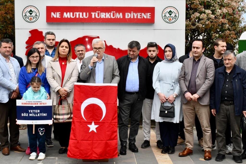 27 MAYIS DEMOKRASİ DARBESİ YIL DÖNÜMÜ BASIN AÇIKLAMASI
