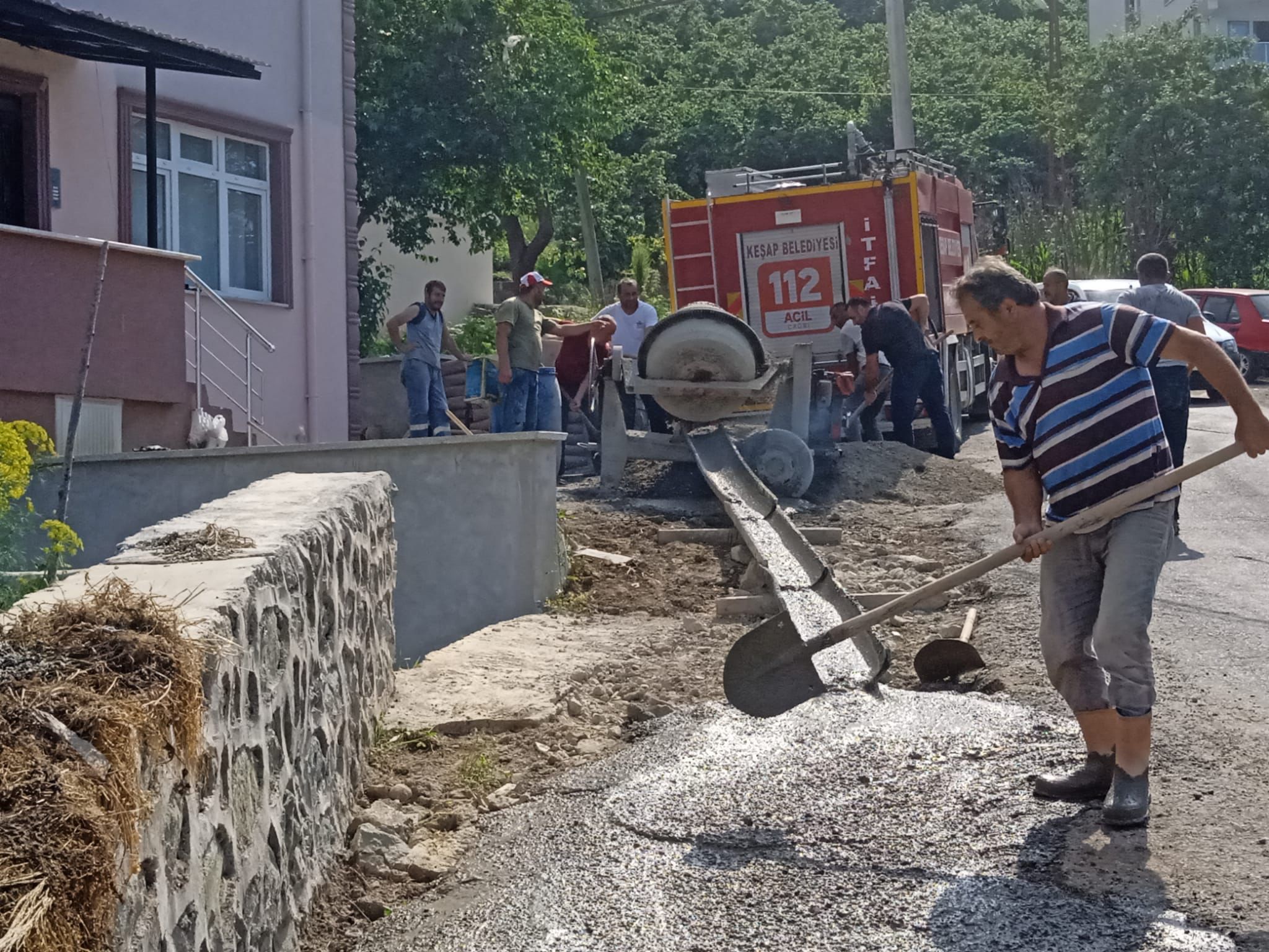 KEŞAP’TA ÇALIŞMALAR DEVAM EDİYOR