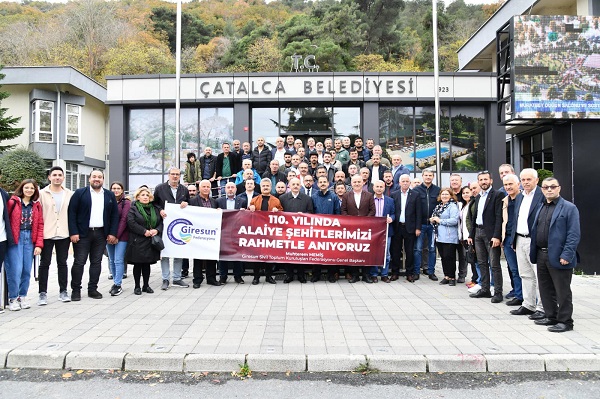 Giresunlular Alaiye Şehitlerini Andılar 