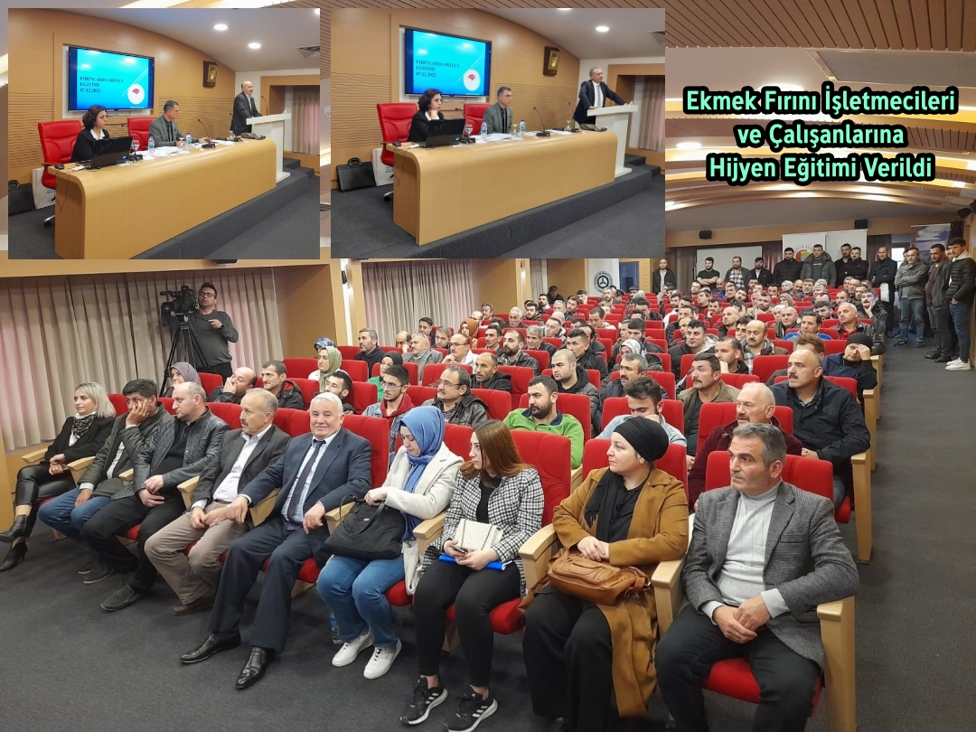 Fırın İşletmecileri ve Çalışanlarına Hijyen Eğitimi Verildi