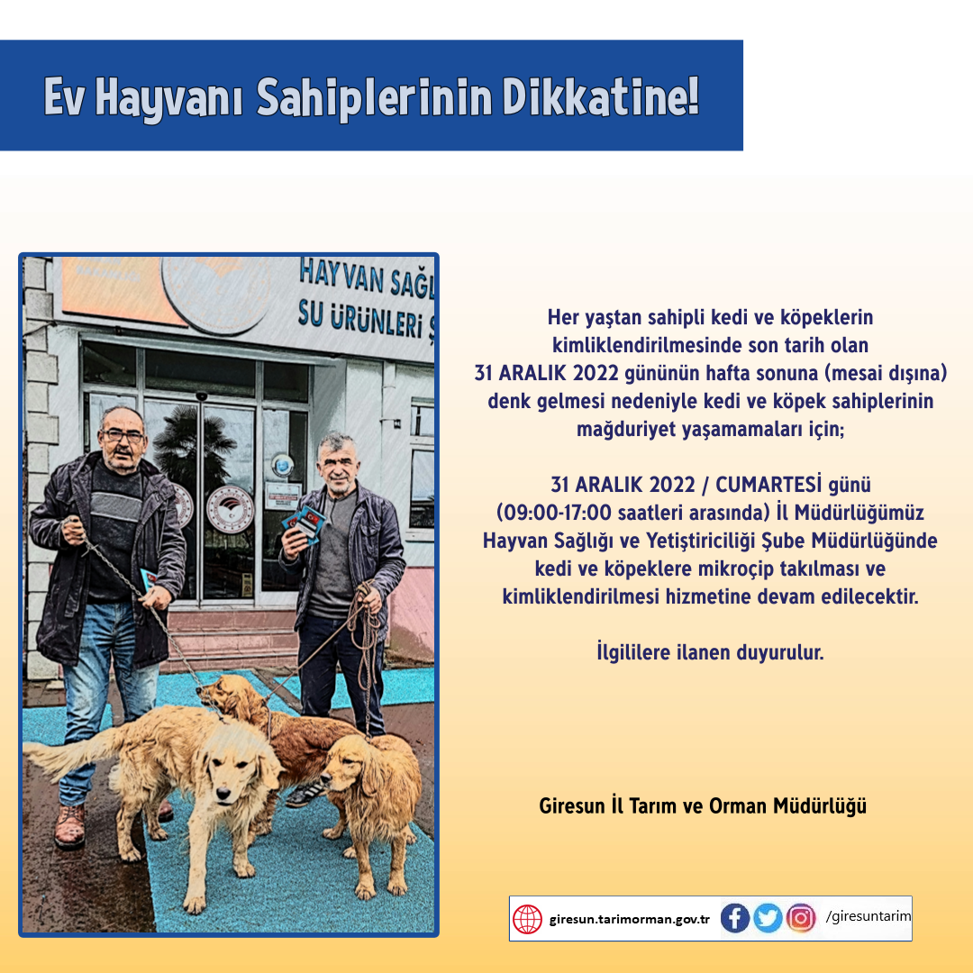 Ev Hayvanı Sahiplerinin Dikkatine!