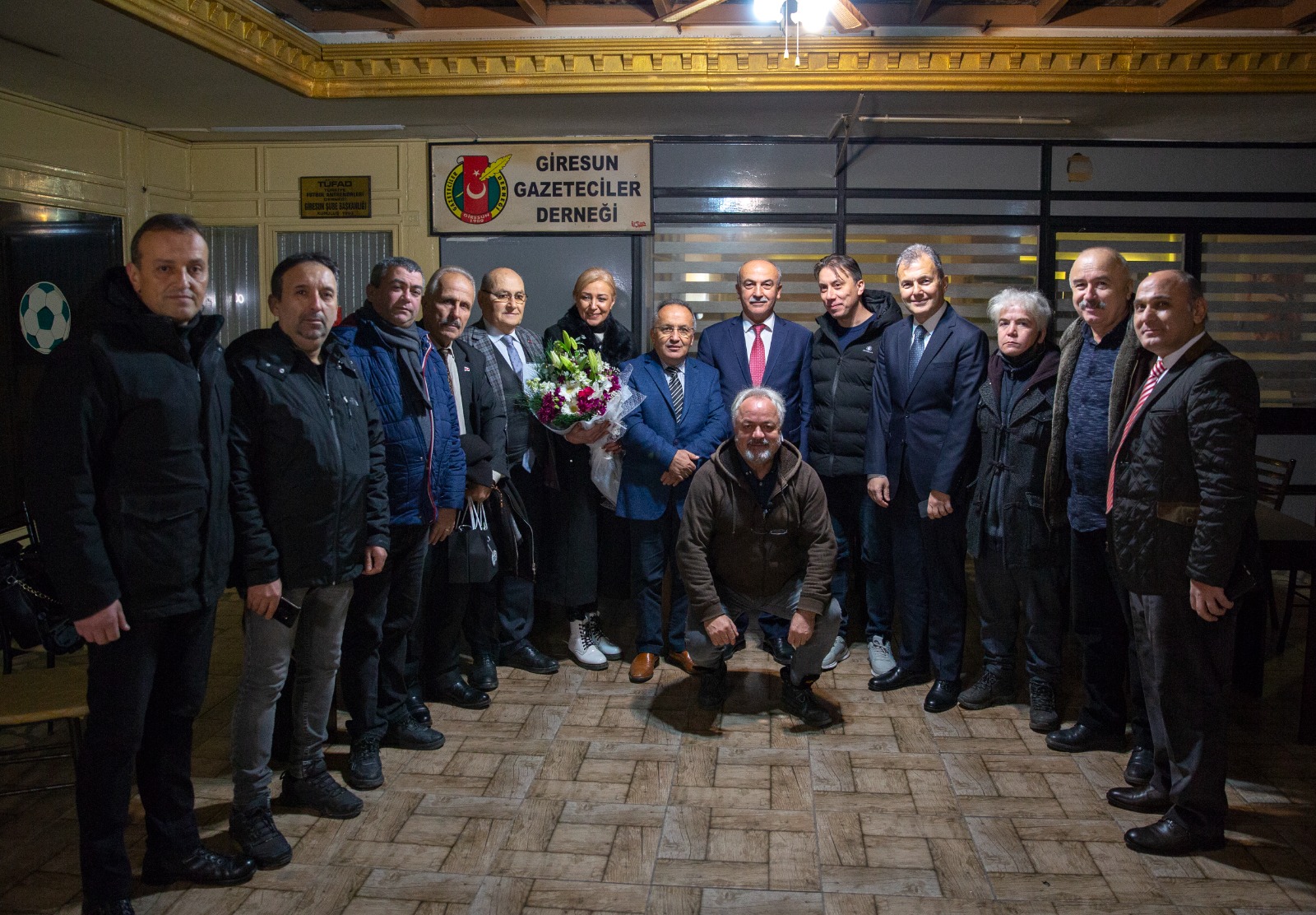 Rektörümüz Giresun Gazeteciler Derneği'ni Ziyaret Etti