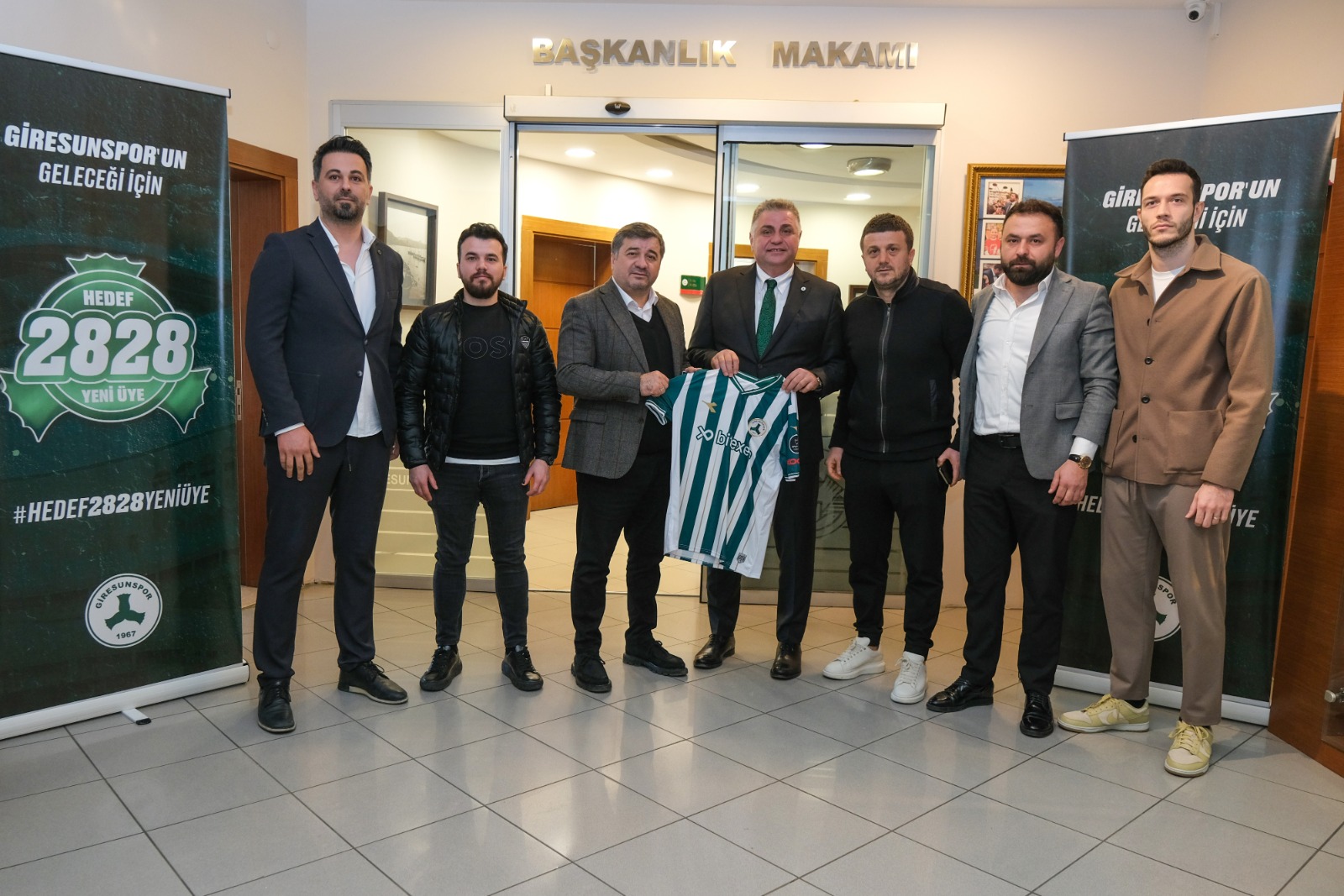 GİRESUNSPOR BAŞKANI YAMAK VE YÖNETİM KURULU’NDAN ZİYARET