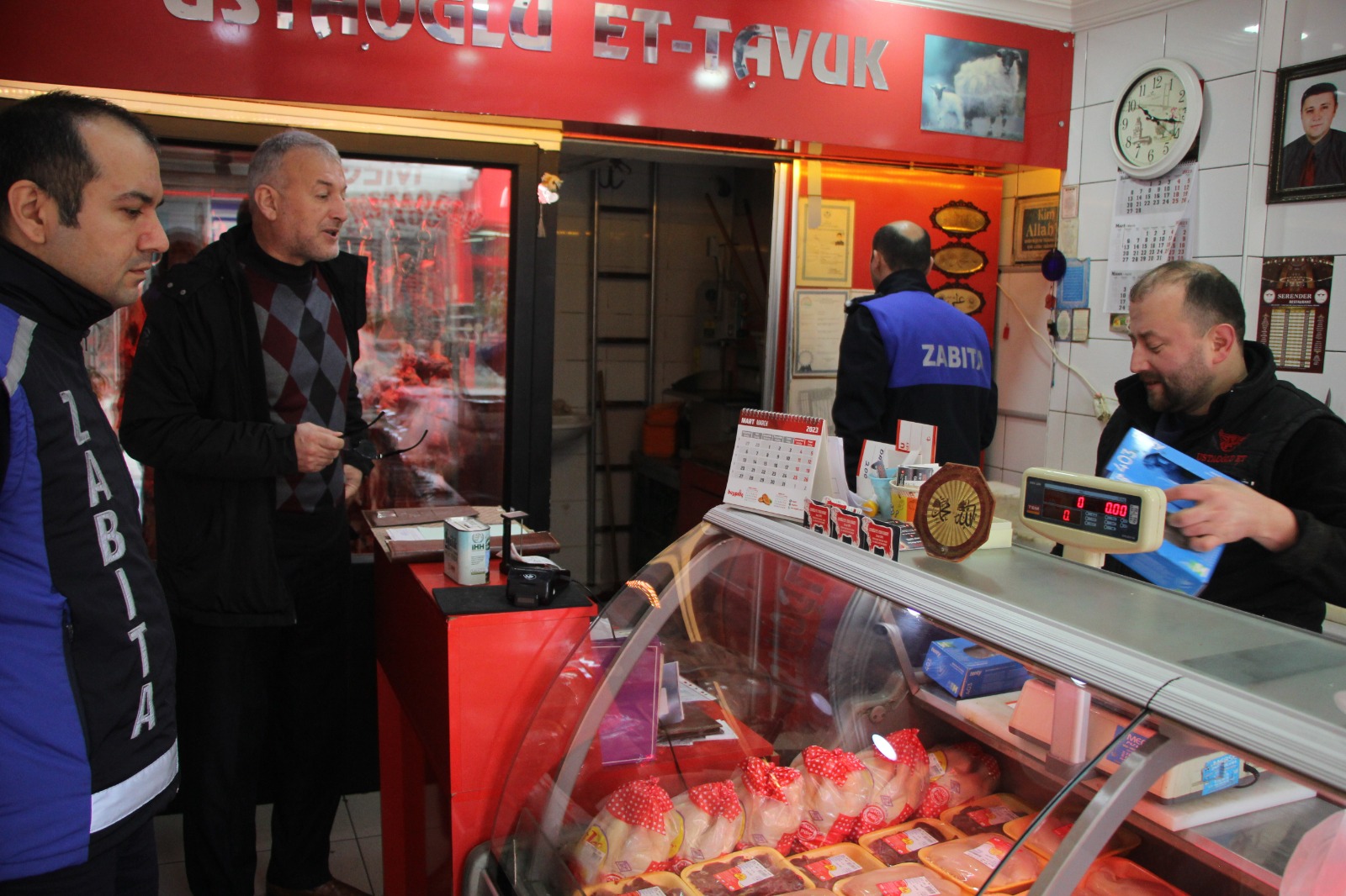 ZABITADAN KASAPLARDA VE ET REYONLARINDA SIKI DENETİM