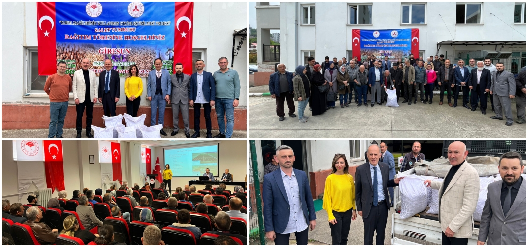 Giresun’da Çiftçilere %50 Hibe Destekli Salep Yumrusu Dağıtıldı