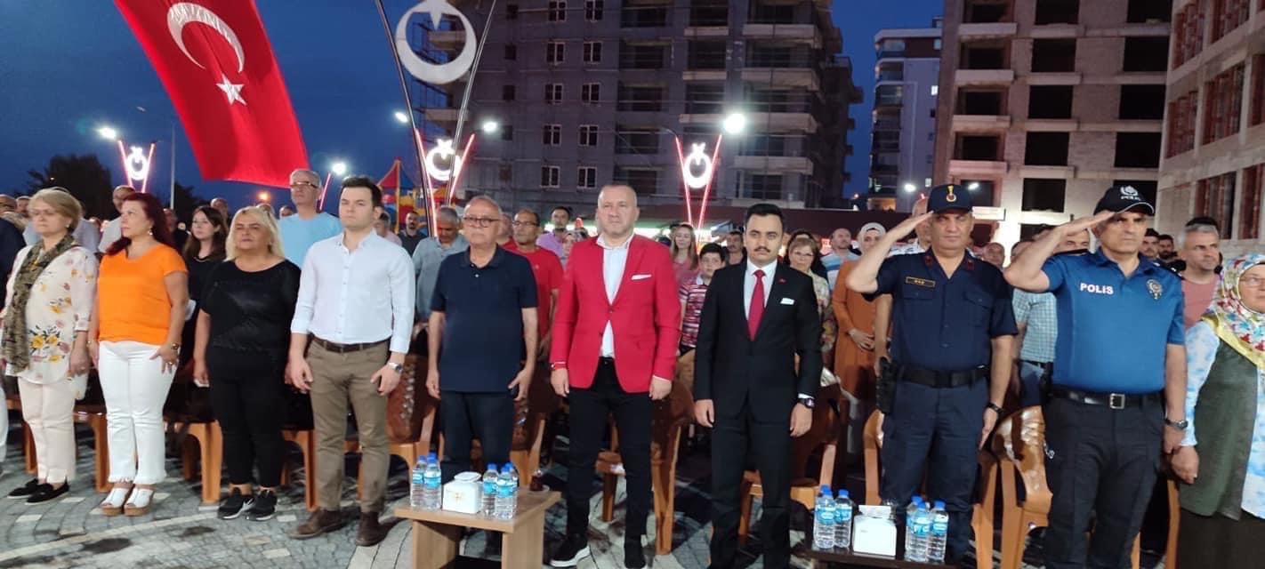 KEŞAP’TA 15 TEMMUZ DEMOKRASİ VE MİLLİ BİRLİK GÜNÜ