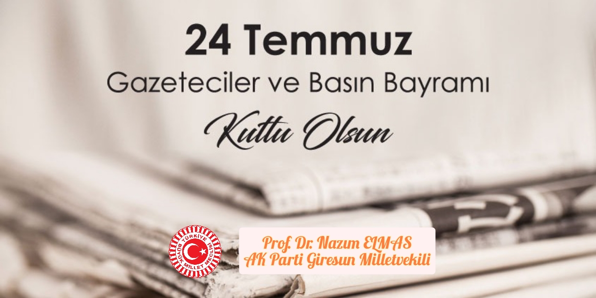 Elmas'tan Gazeteciler ve Basın Bayramı Kutlama Mesajı