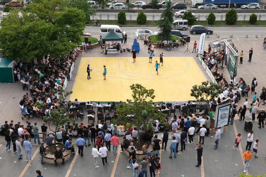 42 TAKIMIN YARIŞACAĞI SOKAK BASKETBOLU BAŞLIYOR