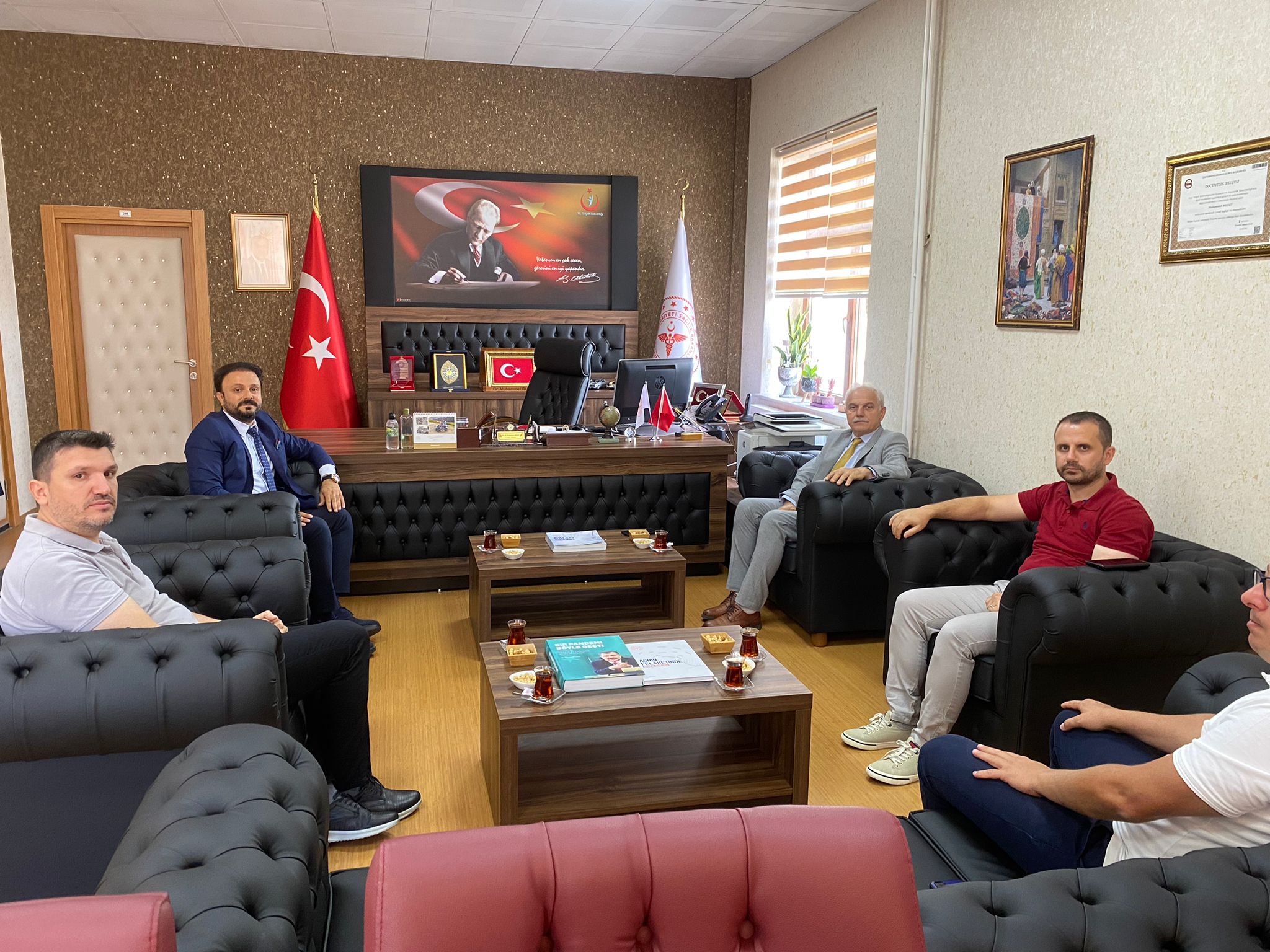 Mv. Elmas İl Sağlık Müdürü ve Sağlık İdarecileri ile Bir Araya Geldi