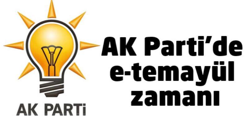 AK PARTİ’DE ELEKTRONİK TEMAYÜL HEYECANI