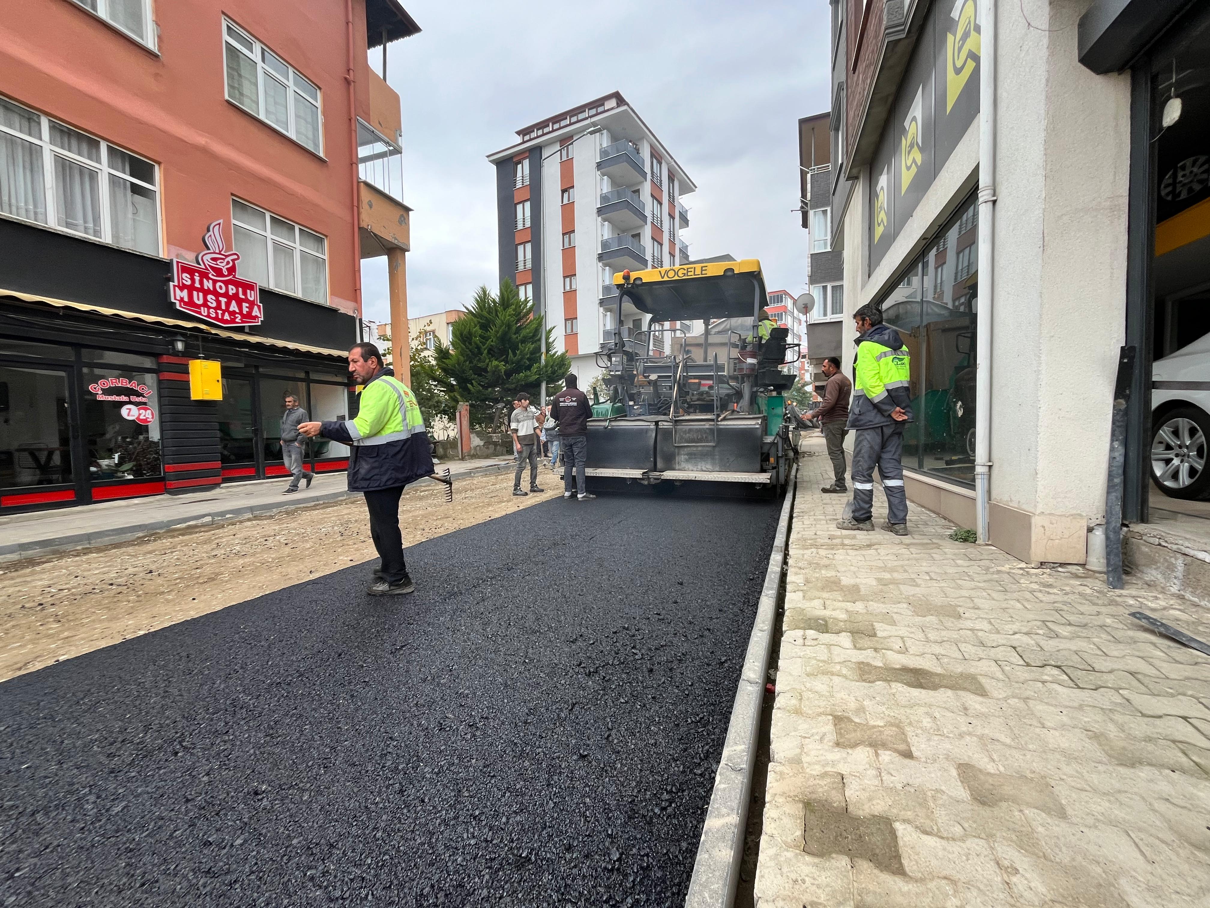 Sanayi Mahallesi Asfalt Yenileme Çalışmalarına başlandı