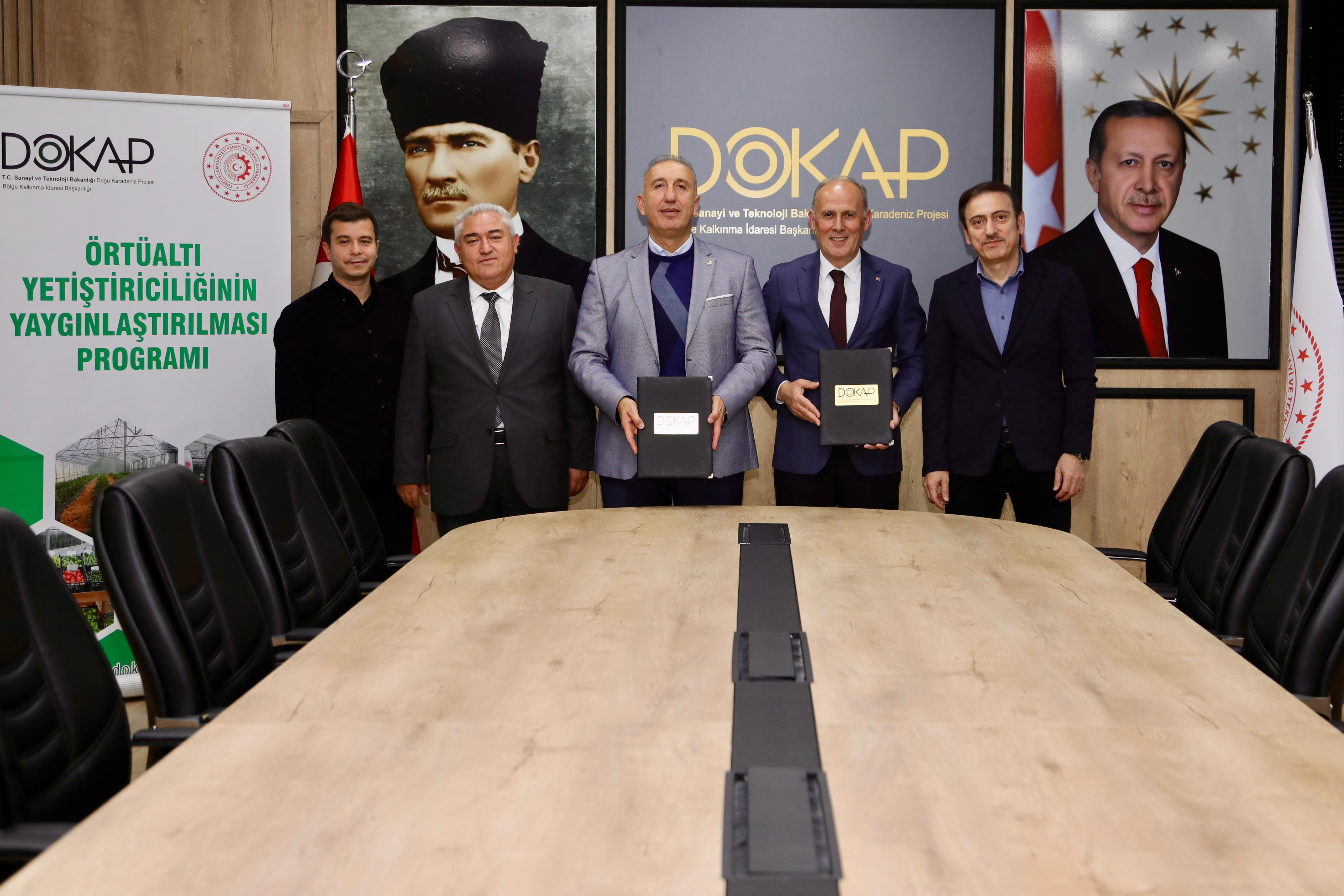 Giresun İlinde “Seracılığın Yaygınlaştırılması Projesi” Uygulamaya Geçiyor