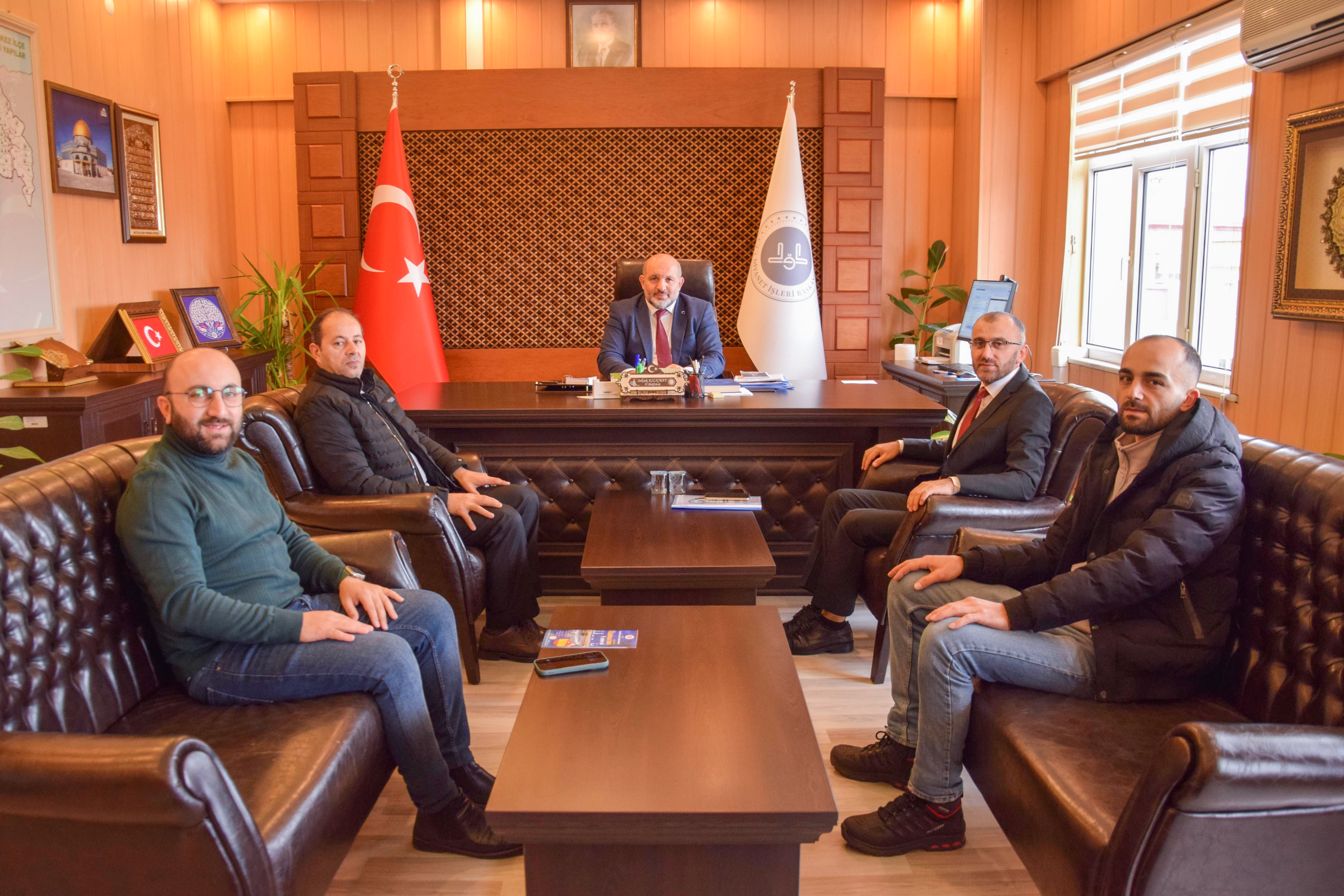 TEPEKÖY DERNEĞİ’NDEN MÜFTÜ KILIÇBAY’A HAYIRLI OLSUN ZİYARETİ