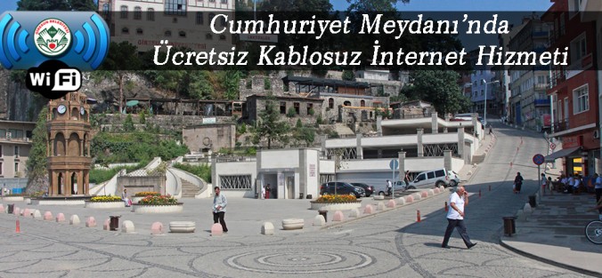 Cumhuriyet Meydanı’nda Kablosuz İnternet