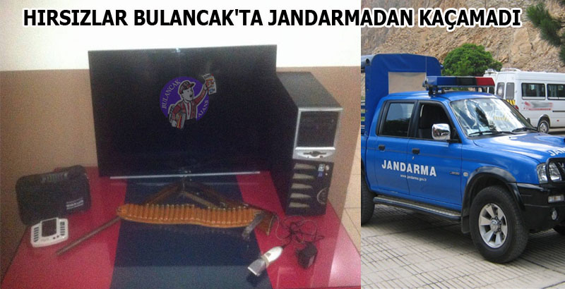 Hırsızlar Bulancakta Jandarmadan