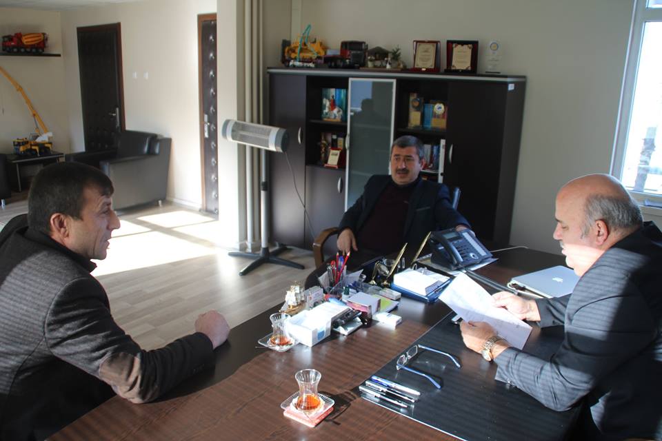 Başkan Kırhasanoğlu Genel Sekreter Taşkın ı ziyaret
