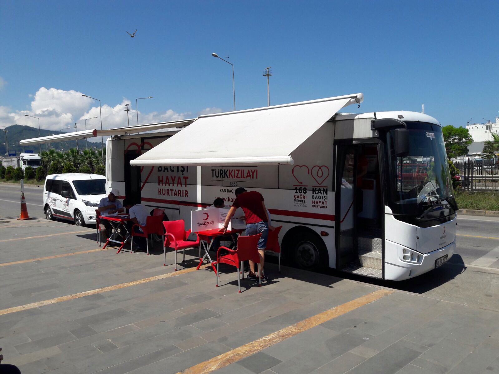 Kızılay 15 Temmuzda Giresun Atapark’ ta Kan Bağışçılarını 