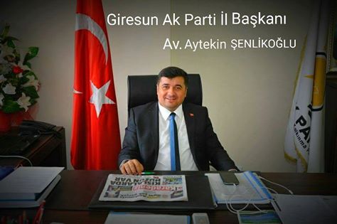 AK Parti Giresun İl Başkanı Senlikoğlu