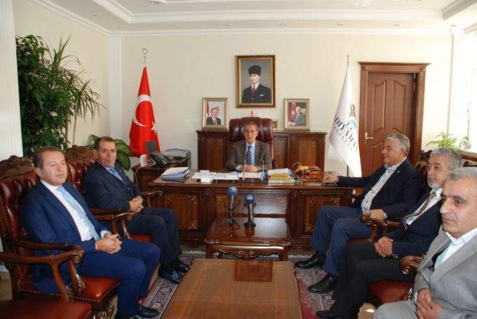 Dursun Özbek ile Başkan Genç