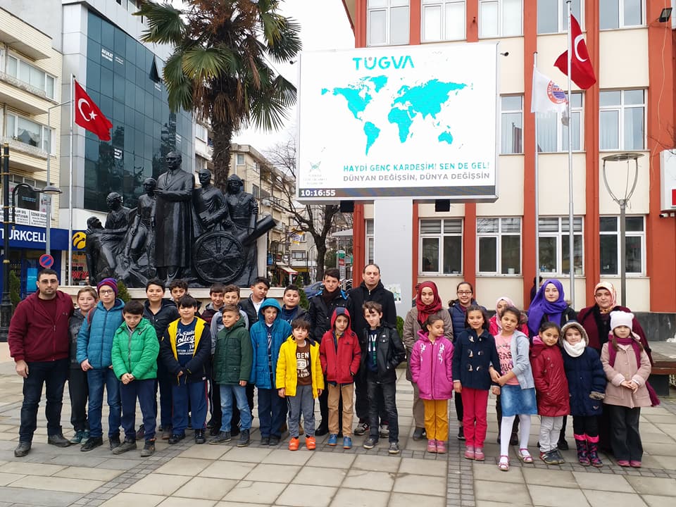 Bulancak TÜGVA, öğrencilerle Giresun gezisi