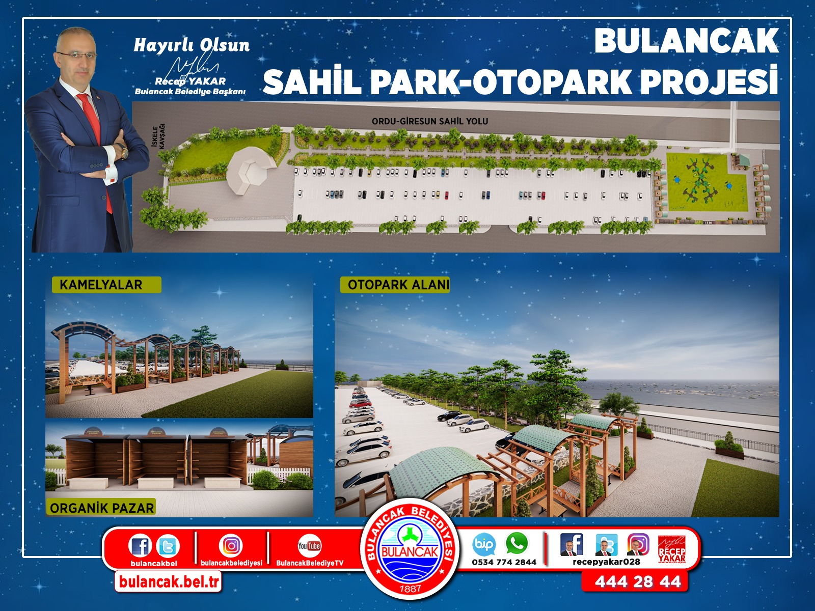Sahil Park-Otopark Projesinde Detaylar