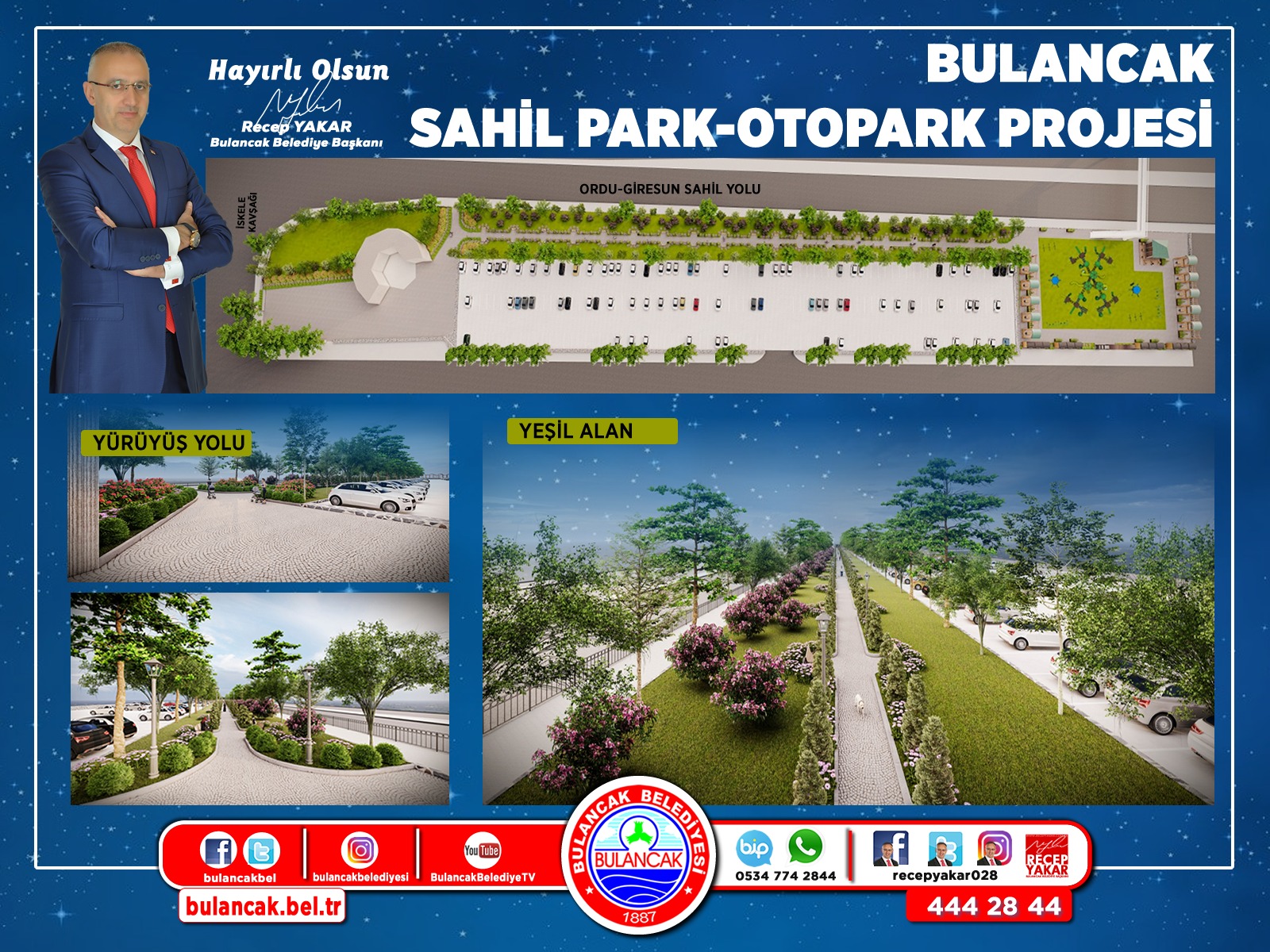 Sahil Park-Otopark Projesinde Detaylar