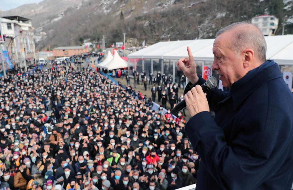 Cumhurbaşkanı Erdoğan, Giresun’a