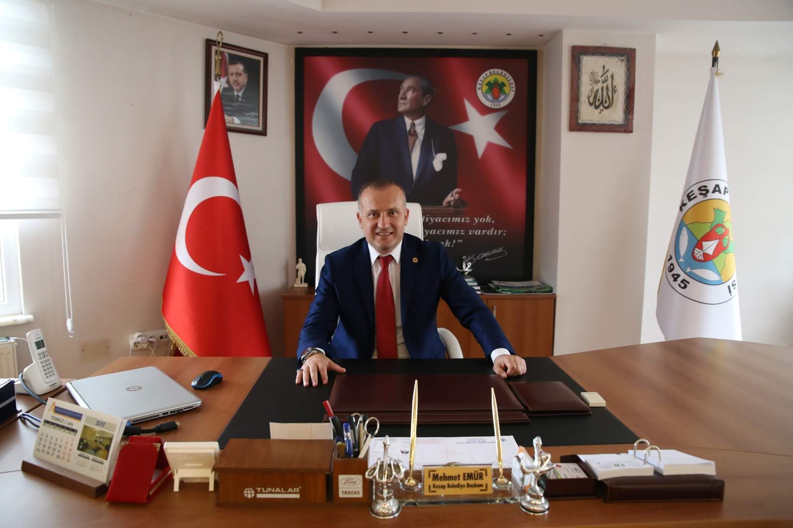 Başkan Emür’den 10 Kasım Atatürkü Anma