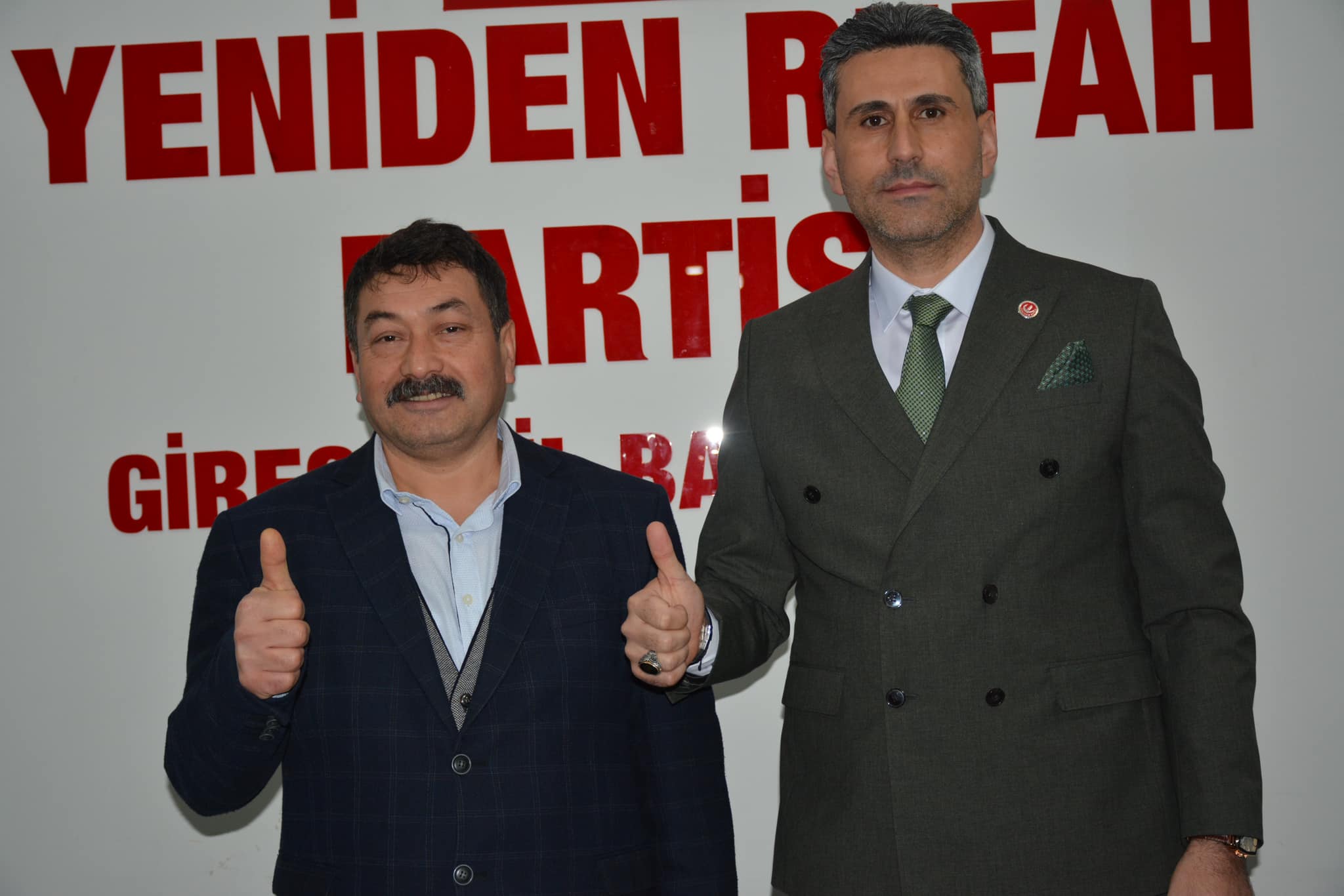Mustafa Başer Yeniden Refah Partisi saflarına katıldı.