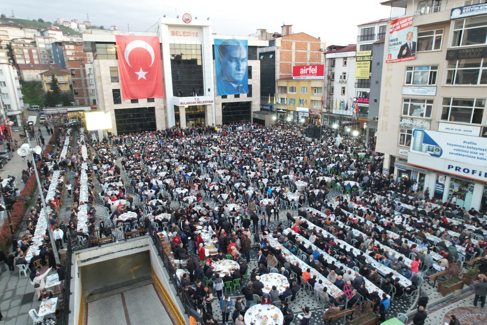 Bulancak’ta binler Belediyenin iftarında buluştu