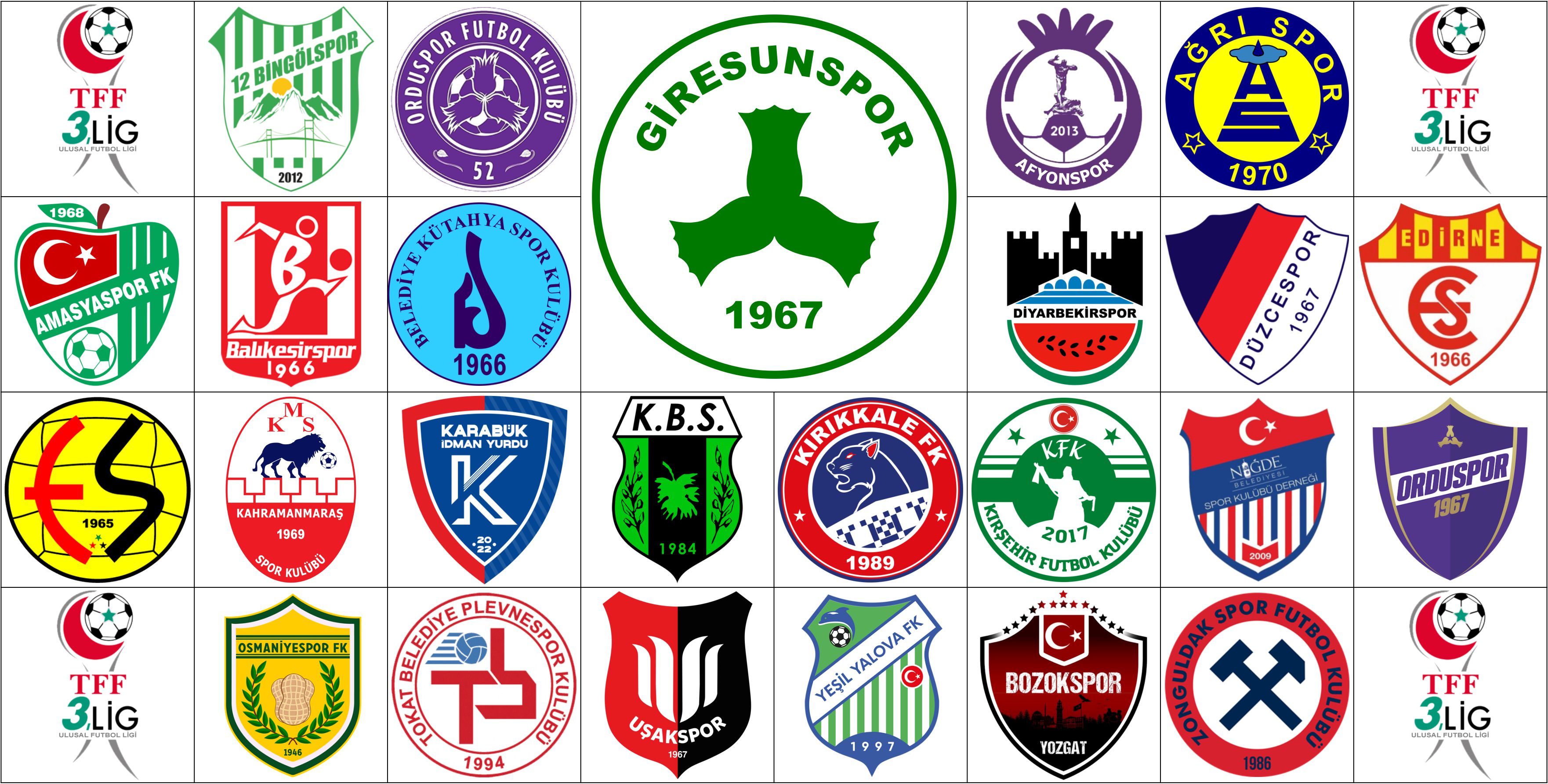 TFF 3. Lig’de 25 İl Merkezi