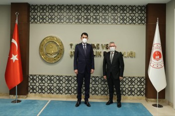 Aydın, Çevre ve Şehircilik Bakanı Sayın Murat Kurum’u ziyaret