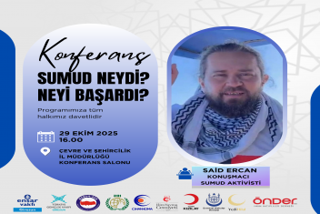 “Sumud Neydi? Neyi Başardı?” Konferansı Giresun’da