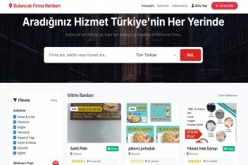 Bulancak Firma Rehberi, Türkiye’nin 81 İlindeki İş Dünyasını Tek Çatı Altında