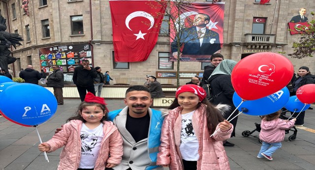 A PARTİ GİRESUN GENÇLİK KOLLARINDAN 23 NİSAN’A ÖZEL RENKLİ