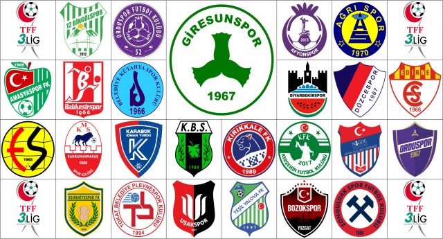 TFF 3. Lig’de 25 İl Merkezi