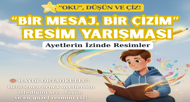 TÜGVA Bulancak’tan “Bir Mesaj Bir Çizim” Resim