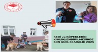 KEDİ ve KÖPEKLERİN KİMLİKLENDİRİLMESİNDE SON GÜN: 31 ARALIK